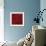 Red Geometric Background. Vector Mosaic Pattern-ESSL-Framed Photographic Print displayed on a wall