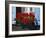 Red Geraniums and Blue Shutters, Bort, Grindelwald, Bern, Switzerland, Europe-Tomlinson Ruth-Framed Photographic Print