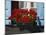 Red Geraniums and Blue Shutters, Bort, Grindelwald, Bern, Switzerland, Europe-Tomlinson Ruth-Mounted Photographic Print