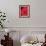 Red Gerbera Daisies II-Erin Berzel-Framed Photo displayed on a wall
