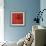Red Gerbera on Red 07-Tom Quartermaine-Framed Giclee Print displayed on a wall