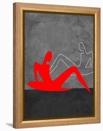 Red Girl 2-Felix Podgurski-Framed Stretched Canvas