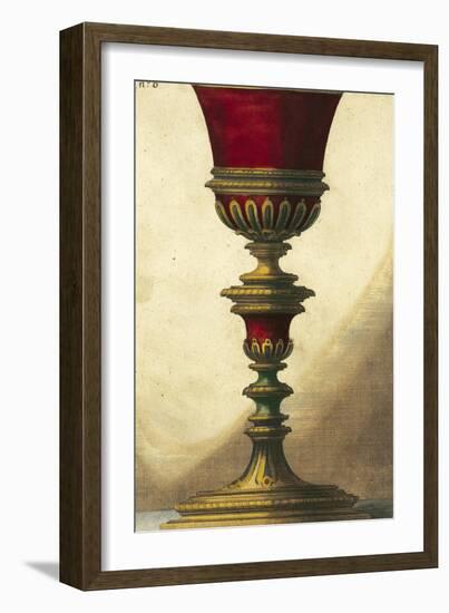 Red Goblet IV-Giovanni Giardini-Framed Art Print