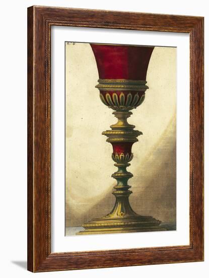 Red Goblet IV-Giovanni Giardini-Framed Art Print