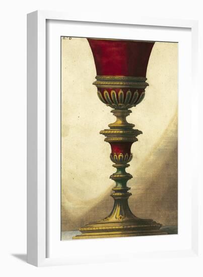 Red Goblet IV-Giovanni Giardini-Framed Art Print