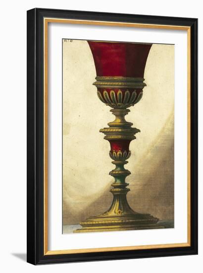 Red Goblet IV-Giovanni Giardini-Framed Art Print