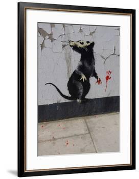 Red handed-Banksy-Framed Giclee Print