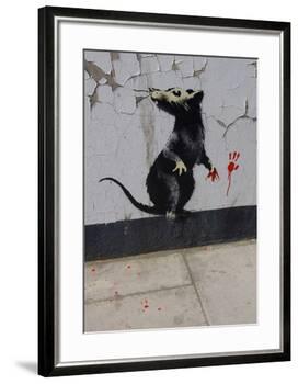 Red handed-Banksy-Framed Giclee Print