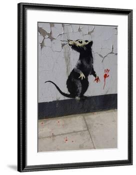 Red handed-Banksy-Framed Giclee Print
