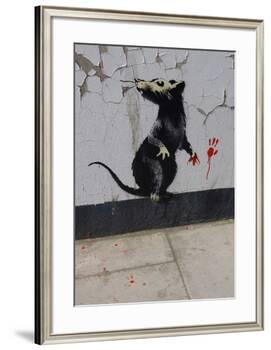 Red handed-Banksy-Framed Giclee Print