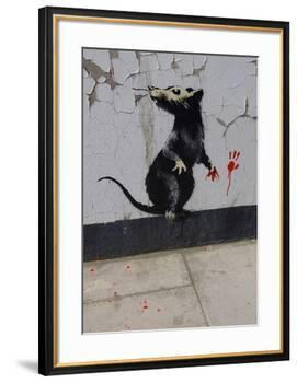 Red handed-Banksy-Framed Giclee Print