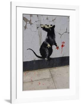 Red handed-Banksy-Framed Giclee Print