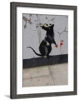 Red handed-Banksy-Framed Giclee Print