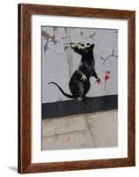 Red handed-Banksy-Framed Giclee Print