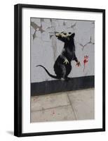 Red handed-Banksy-Framed Giclee Print