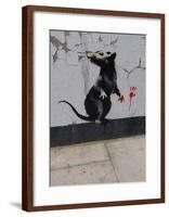 Red handed-Banksy-Framed Giclee Print