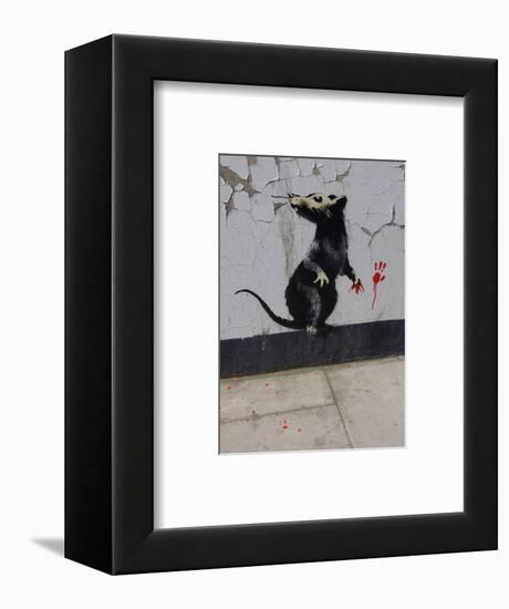 Red handed-Banksy-Framed Giclee Print