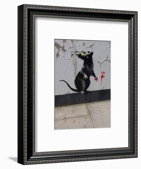 Red handed-Banksy-Framed Giclee Print