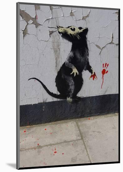 Red handed-Banksy-Mounted Giclee Print