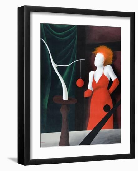 Red Handed-Vaan Manoukian-Framed Art Print