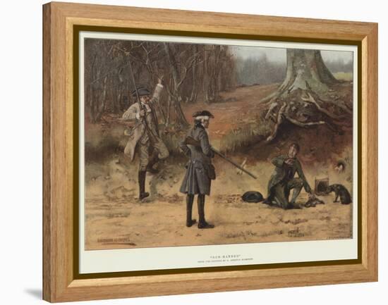 Red-Handed-George Goodwin Kilburne-Framed Premier Image Canvas