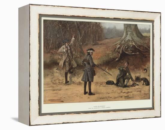 Red-Handed-George Goodwin Kilburne-Framed Premier Image Canvas