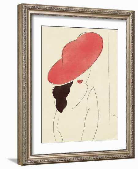 Red Hat Lady-Little Dean-Framed Photographic Print