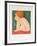 Red Head-Alain Bonnefoit-Framed Collectable Print