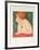 Red Head-Alain Bonnefoit-Framed Collectable Print