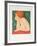 Red Head-Alain Bonnefoit-Framed Collectable Print