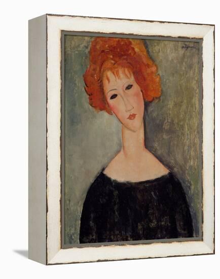 Red Head-Amedeo Modigliani-Framed Premier Image Canvas