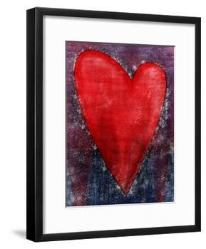 Red Heart Shape-null-Framed Photo