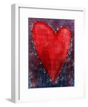 Red Heart Shape-null-Framed Photo