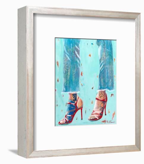 Red Heels-Pamela K. Beer-Framed Art Print