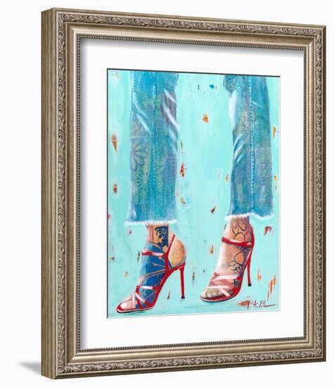 Red Heels-Pamela K. Beer-Framed Art Print