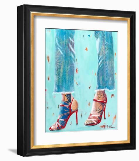 Red Heels-Pamela K. Beer-Framed Art Print