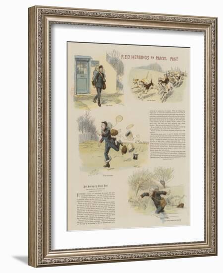 Red Herrings by Parcel Post-Hugh Thomson-Framed Giclee Print