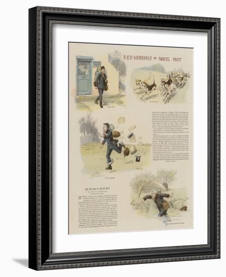 Red Herrings by Parcel Post-Hugh Thomson-Framed Giclee Print