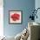 Red Hibiscus-Patricia Pinto-Framed Art Print displayed on a wall