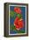 Red Hibiscus-Lantern Press-Framed Stretched Canvas