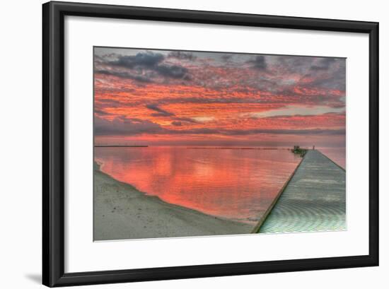 Red Higgs Sunrise-Robert Goldwitz-Framed Photographic Print