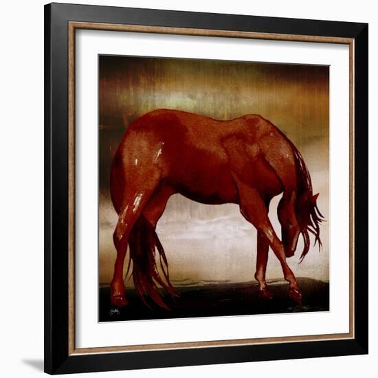 Red Horse I-Elizabeth Medley-Framed Photographic Print