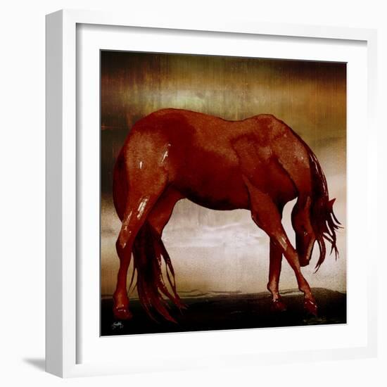 Red Horse I-Elizabeth Medley-Framed Photographic Print