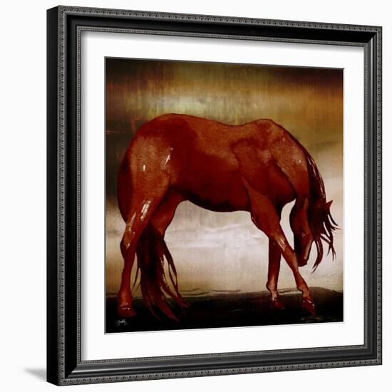 Red Horse I-Elizabeth Medley-Framed Photographic Print