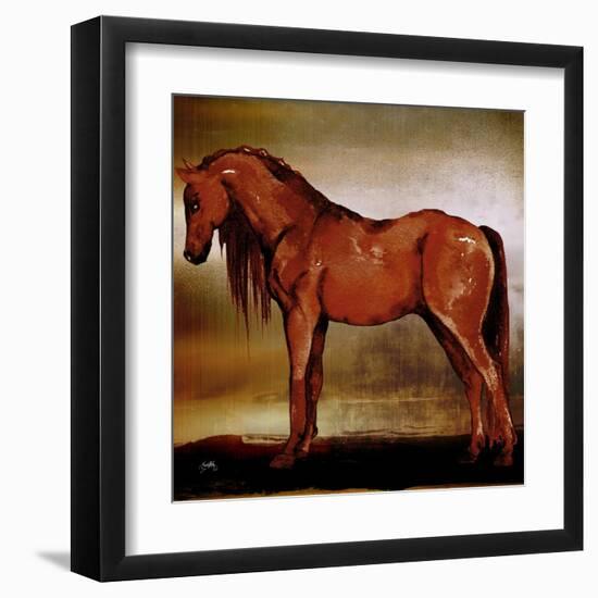 Red Horse II-Elizabeth Medley-Framed Art Print