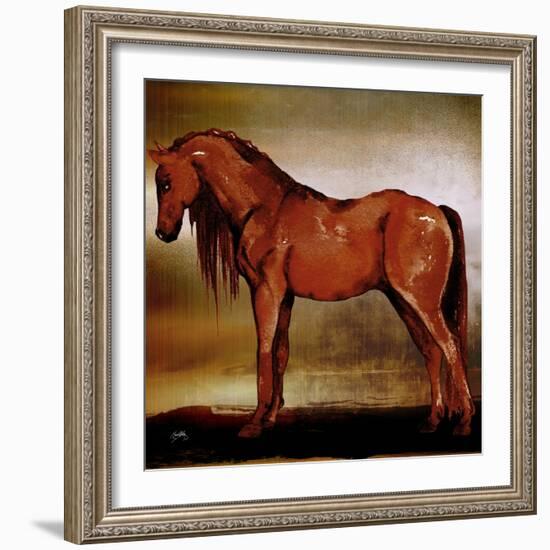 Red Horse II-Elizabeth Medley-Framed Art Print