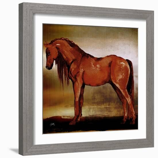 Red Horse II-Elizabeth Medley-Framed Art Print