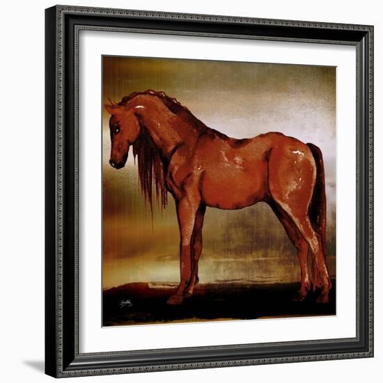 Red Horse II-Elizabeth Medley-Framed Art Print