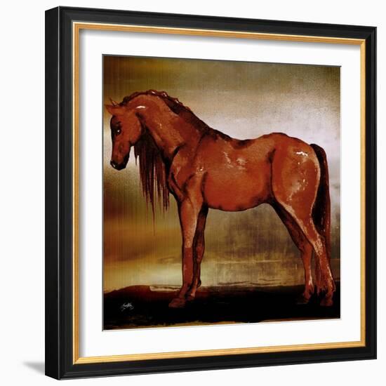 Red Horse II-Elizabeth Medley-Framed Art Print