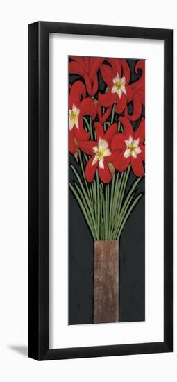 Red Hot Lilies-R^ Rafferty-Framed Giclee Print